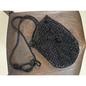 1990's nordstrom glass beaded pouch